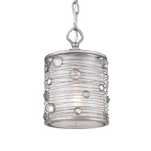 Golden Canada 1993-M1L PS - Golden Lighting Joia 1-light Pendant in Peruvian Silver